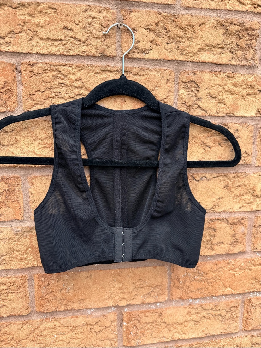 🌿10/$25 • Black Supportive Racerback Bra-Style Bralette